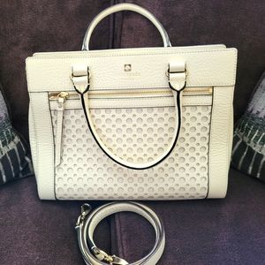 Kate Spade laser cut satchel